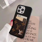 Schwarze Kartenhülle für iPhone