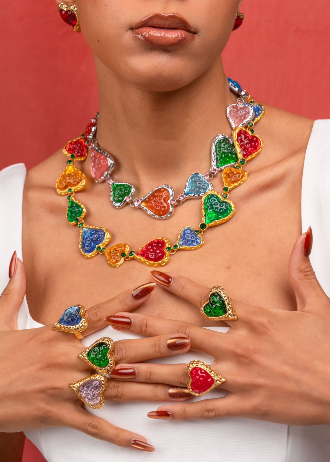 Adam Love In All Shape Roter Ring