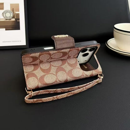 New Leather Wallet Design Phone Case For iPhone