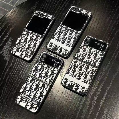 Black Design Galaxy Z Series Case For Samsung