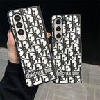 Black Design Galaxy Z Series Case For Samsung
