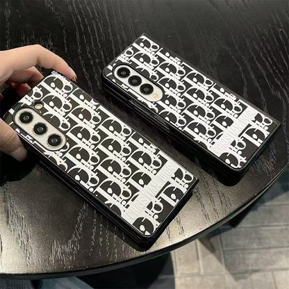 Black Design Galaxy Z Series Case For Samsung