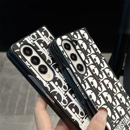 Black Design Galaxy Z Series Case For Samsung