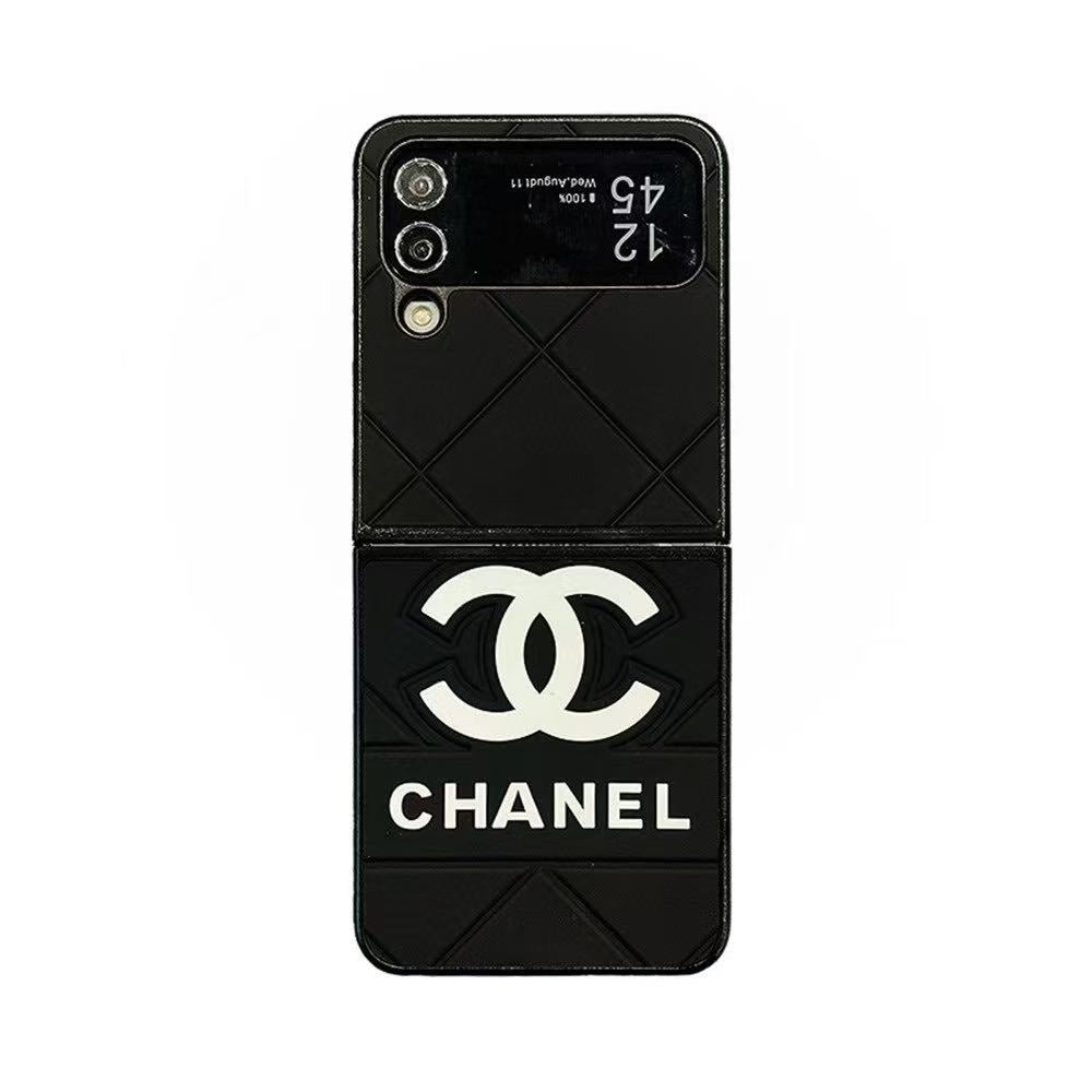 Trendy Black Galaxy Z Case For Samsung