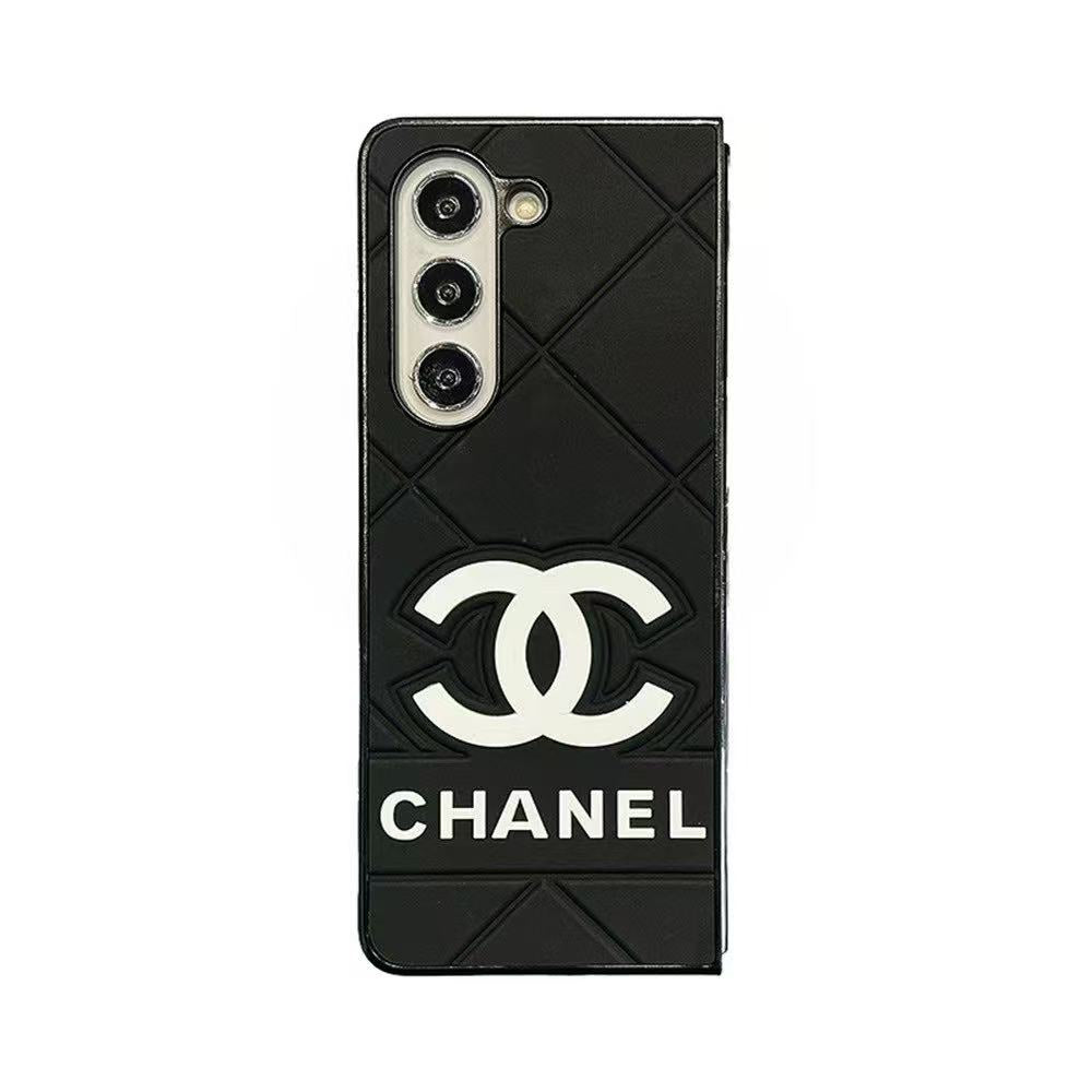 Trendy Black Galaxy Z Case For Samsung