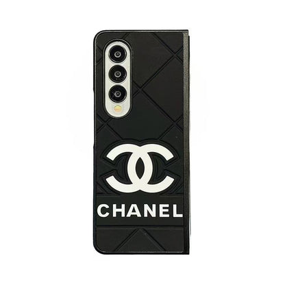 Trendy Black Galaxy Z Case For Samsung