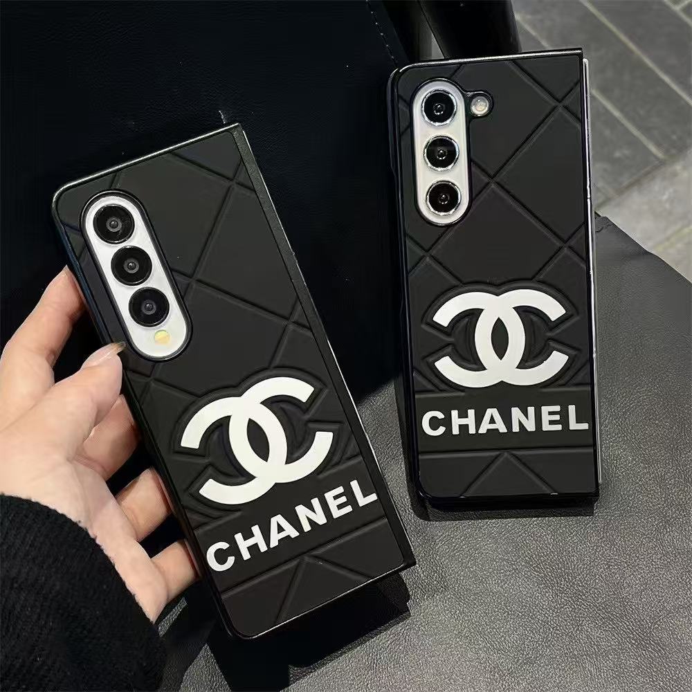 Trendy Black Galaxy Z Case For Samsung