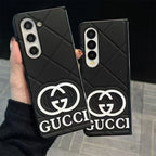 Trendy Black Galaxy Z Case For Samsung