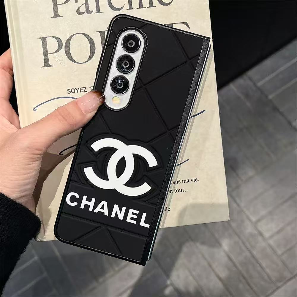 Trendy Black Galaxy Z Case For Samsung