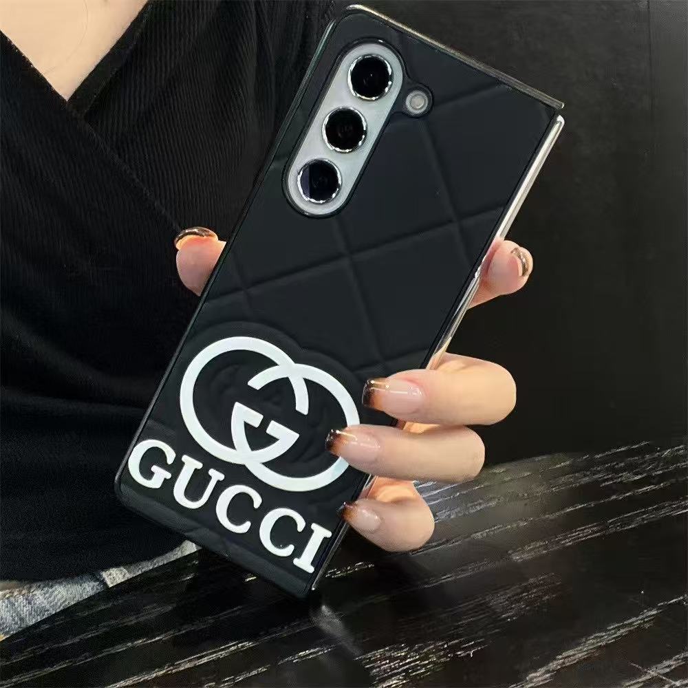 Trendy Black Galaxy Z Case For Samsung
