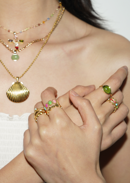 Kaya Grüner Stein Sommerring