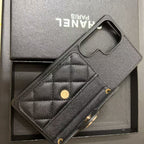 Black Card Holder Galaxy Case For Samsung