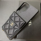 Black Card Holder Galaxy Case For Samsung