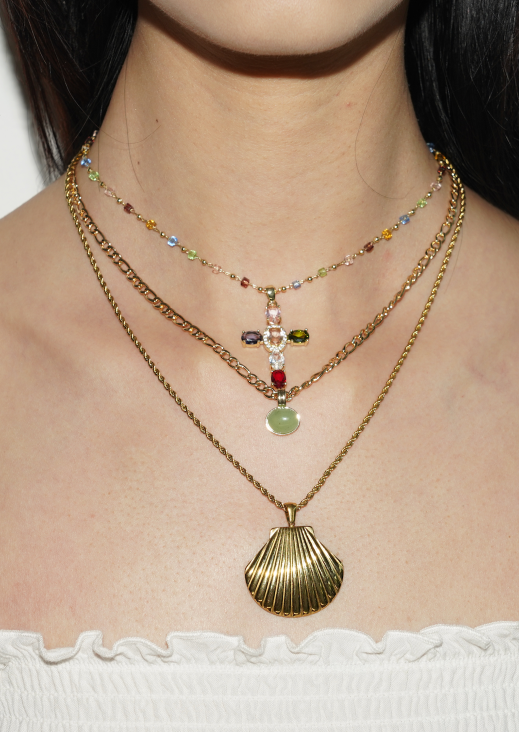 Collana Sid Giant Golden Shell