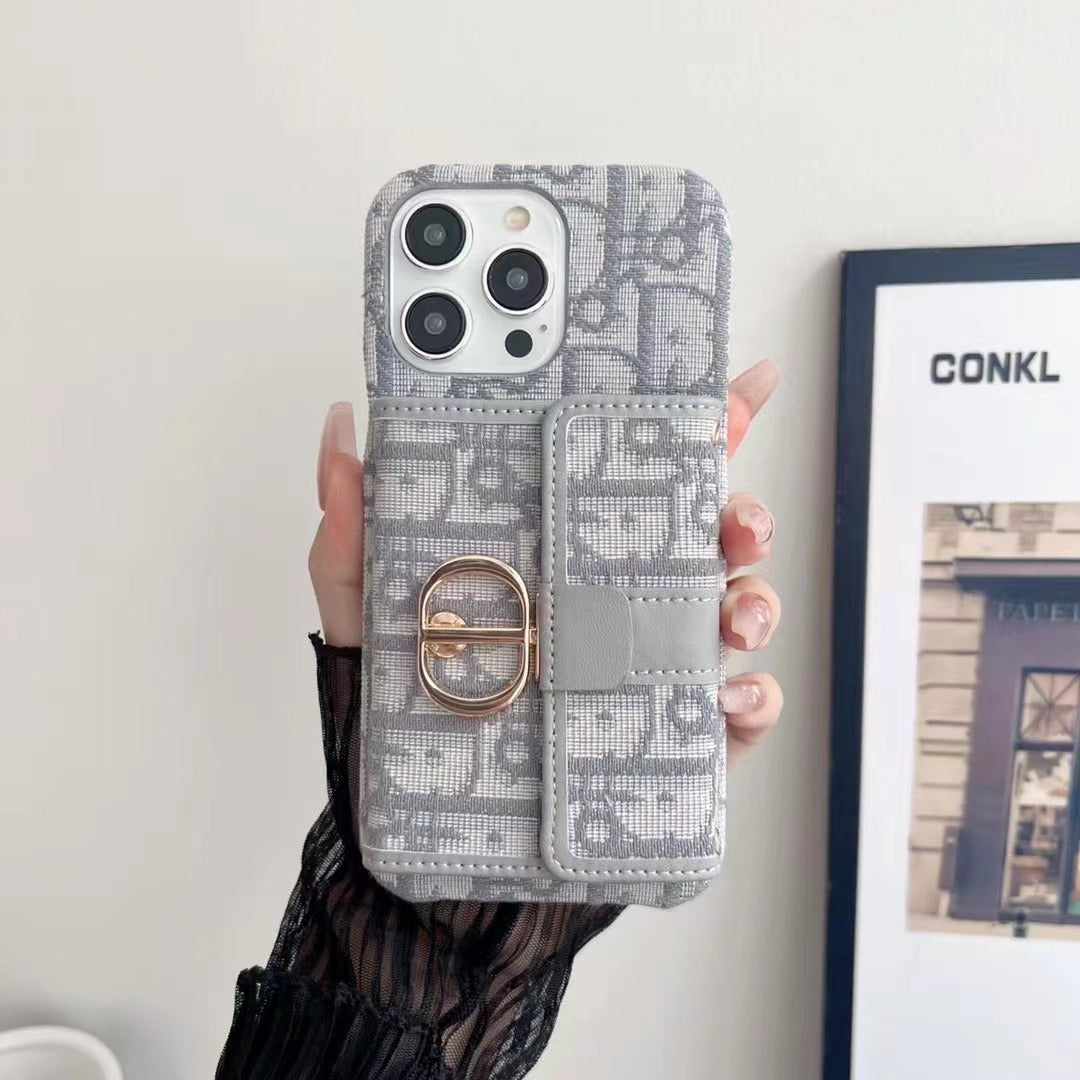 Grey Multicolor Phone Case For iPhone