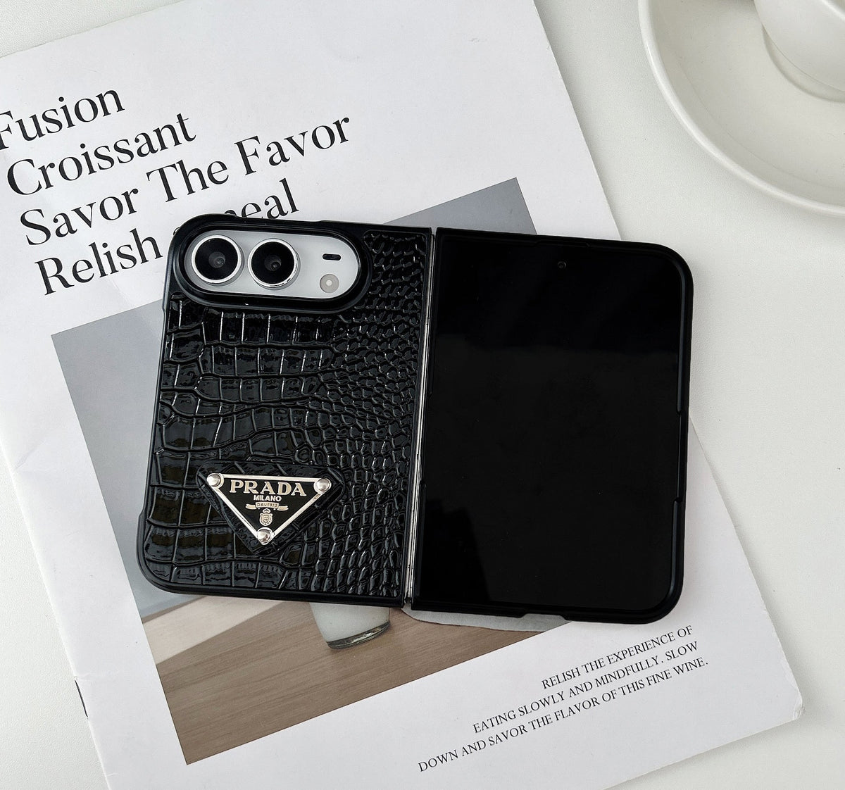 Imitating Carbon Fiber Design Phone Case For iPhone Duo