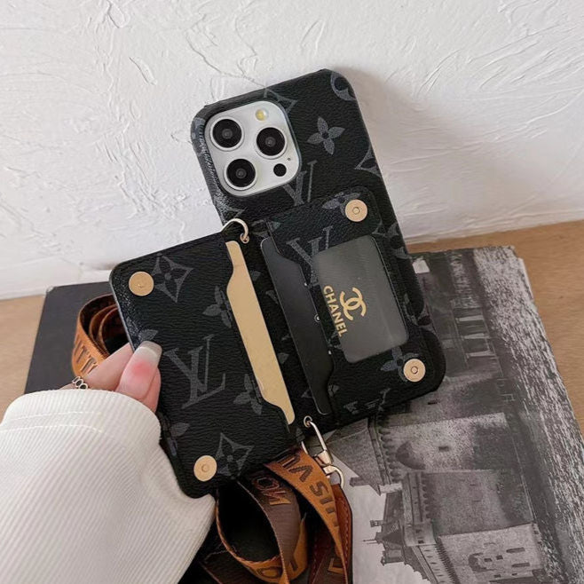 Brieftasche Leder Handyhülle für iPhone