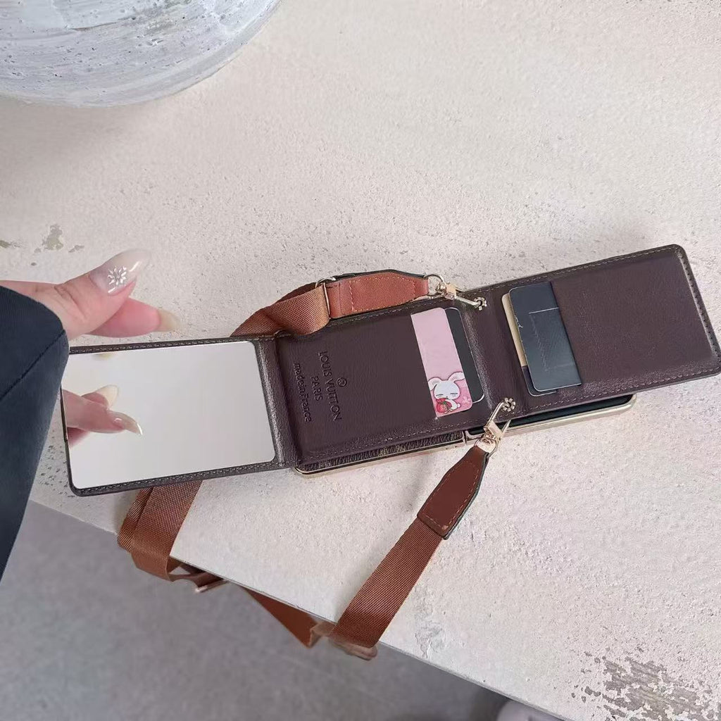 Letter Holster Card Wallet Case For Samsung