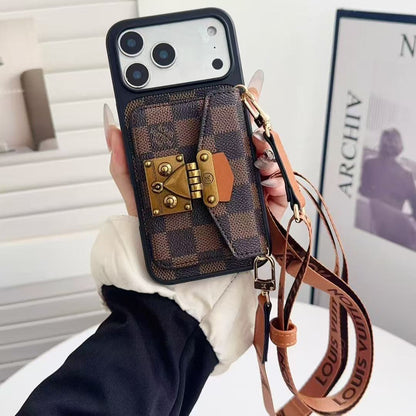 Card Holder Leather Phone Case For iPhone