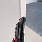 Schwarze Kartenhülle für iPhone