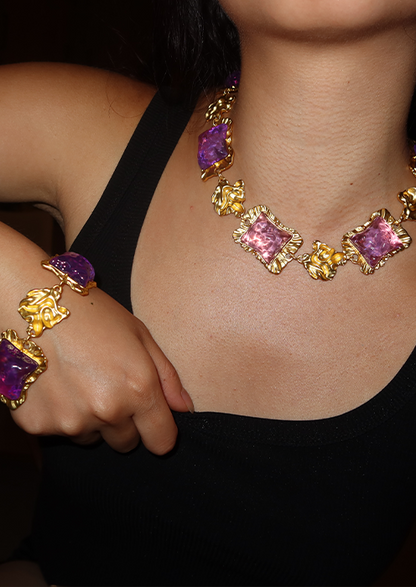 Anwar Vintage Rosa Armband