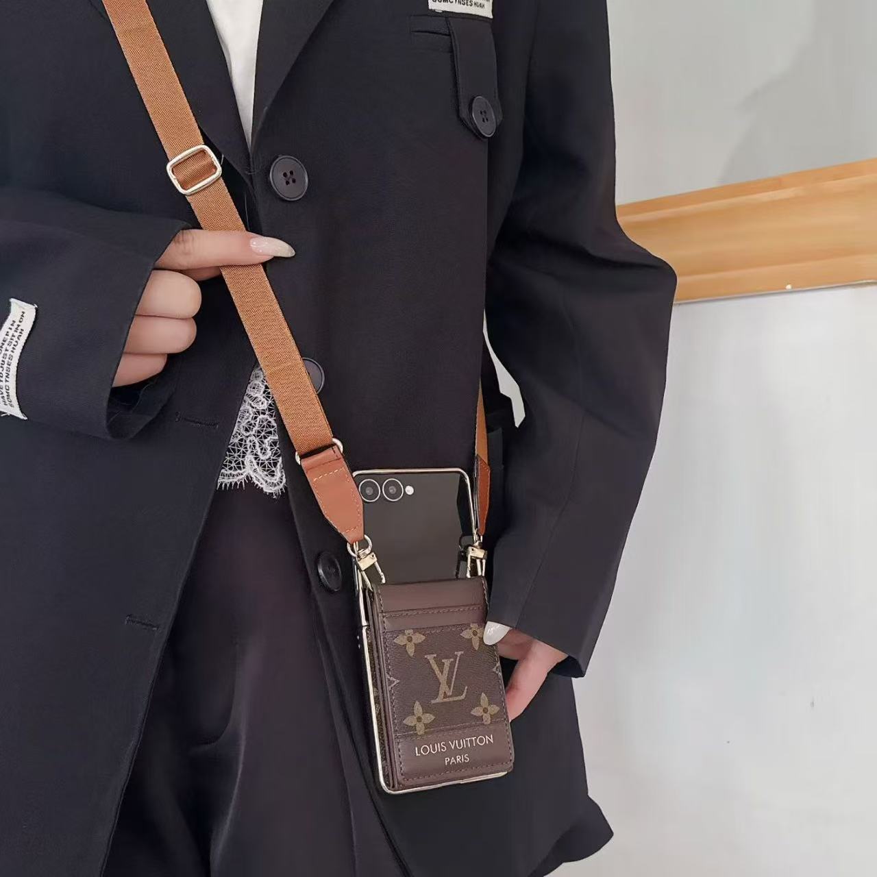 Letter Holster Card Wallet Case For Samsung