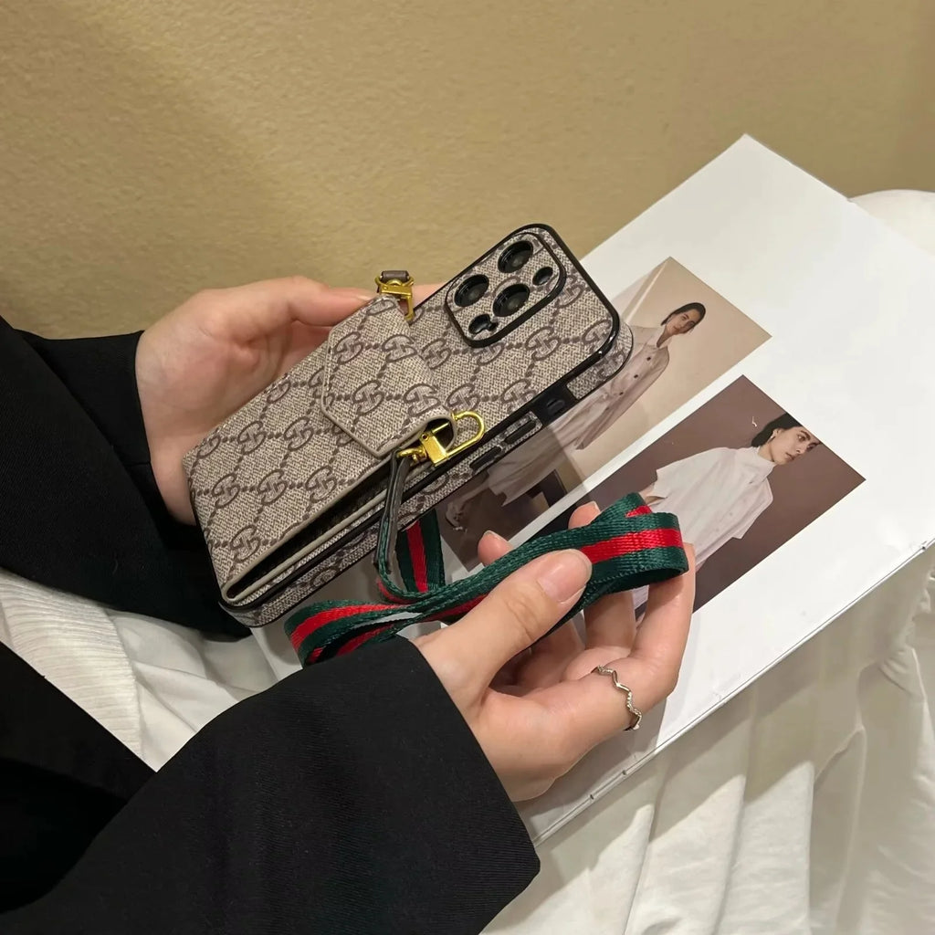 Elegante Crossbody-Handyhülle für das iPhone