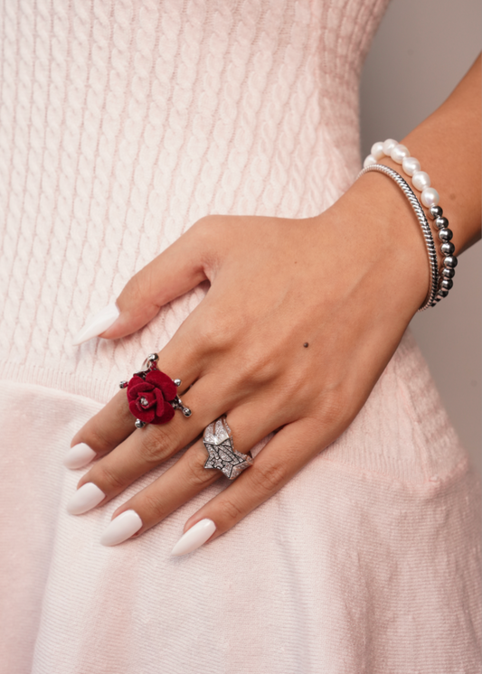 Star Universe Glitzernder Silberring