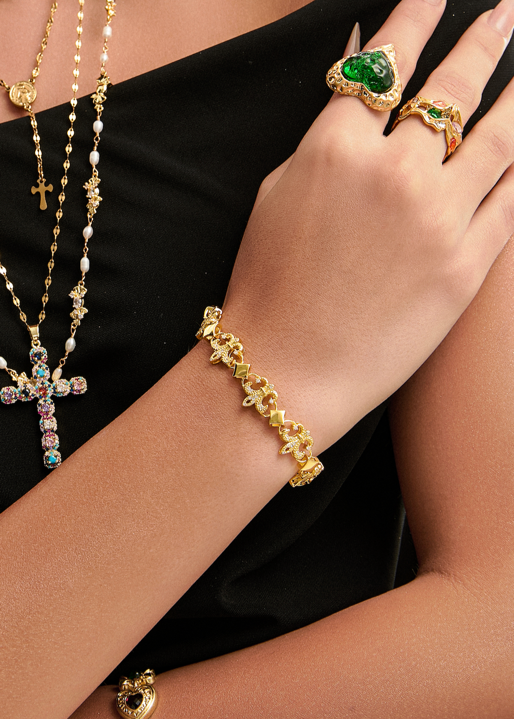 Tully Goldenes Armband