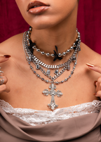 Celeste Gothic Kreuz Halskette
