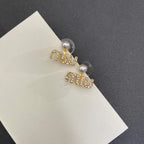 Orecchini di lusso con strass