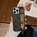 Goldene Galaxy-Hülle mit Armband für Samsung 