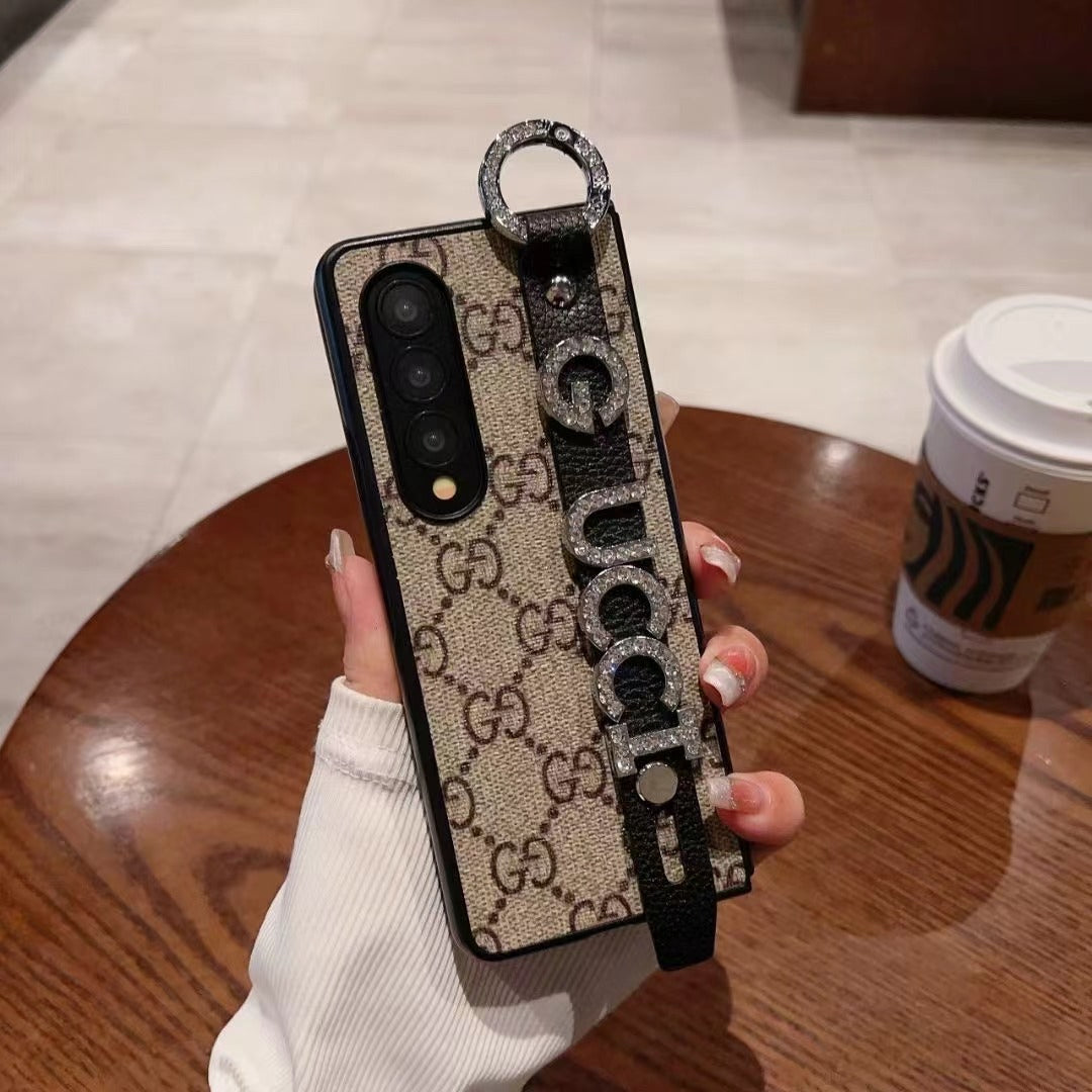 Custodia Galaxy con cinturino nero per Samsung 