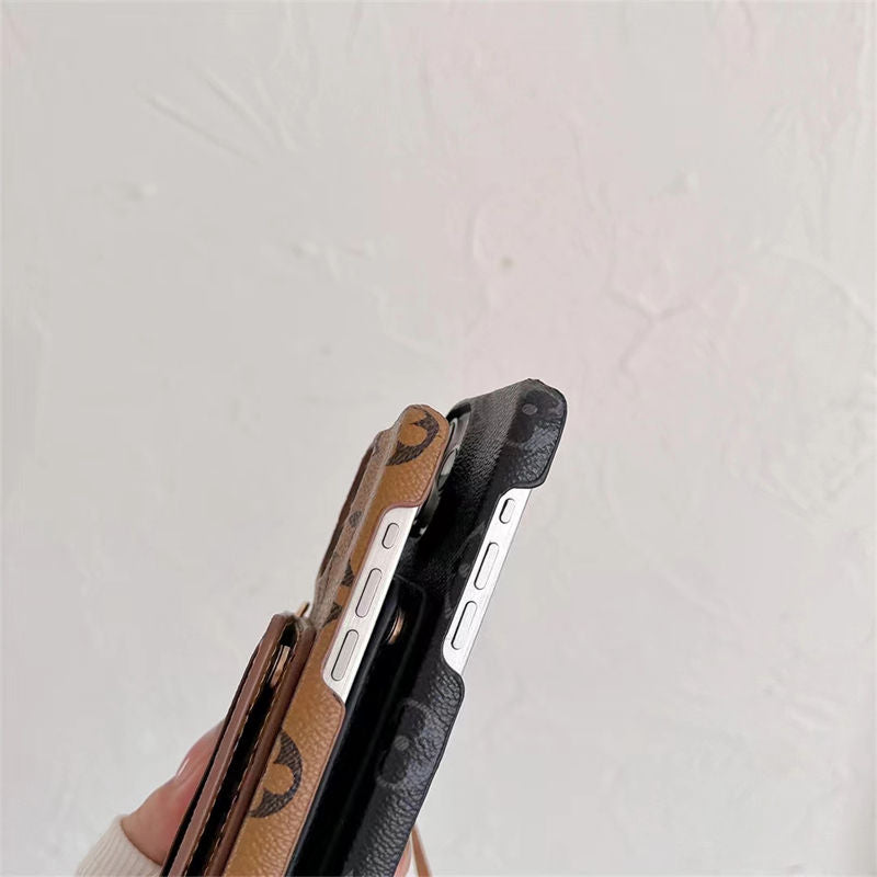 Brieftasche Leder Handyhülle für iPhone