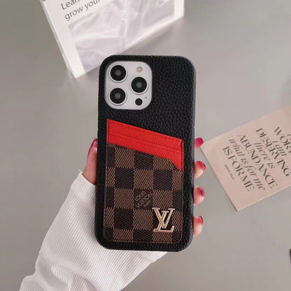 Black Card Phone Case For iPhone