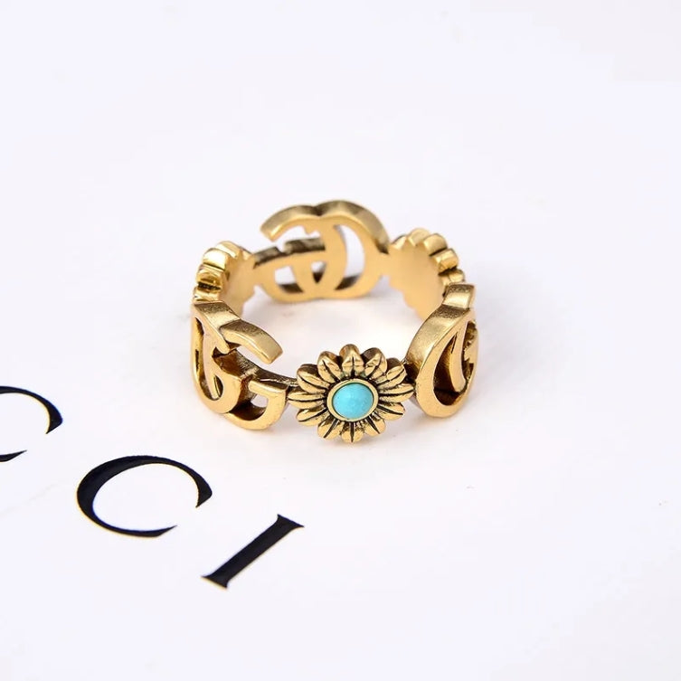 Double Flower Ring