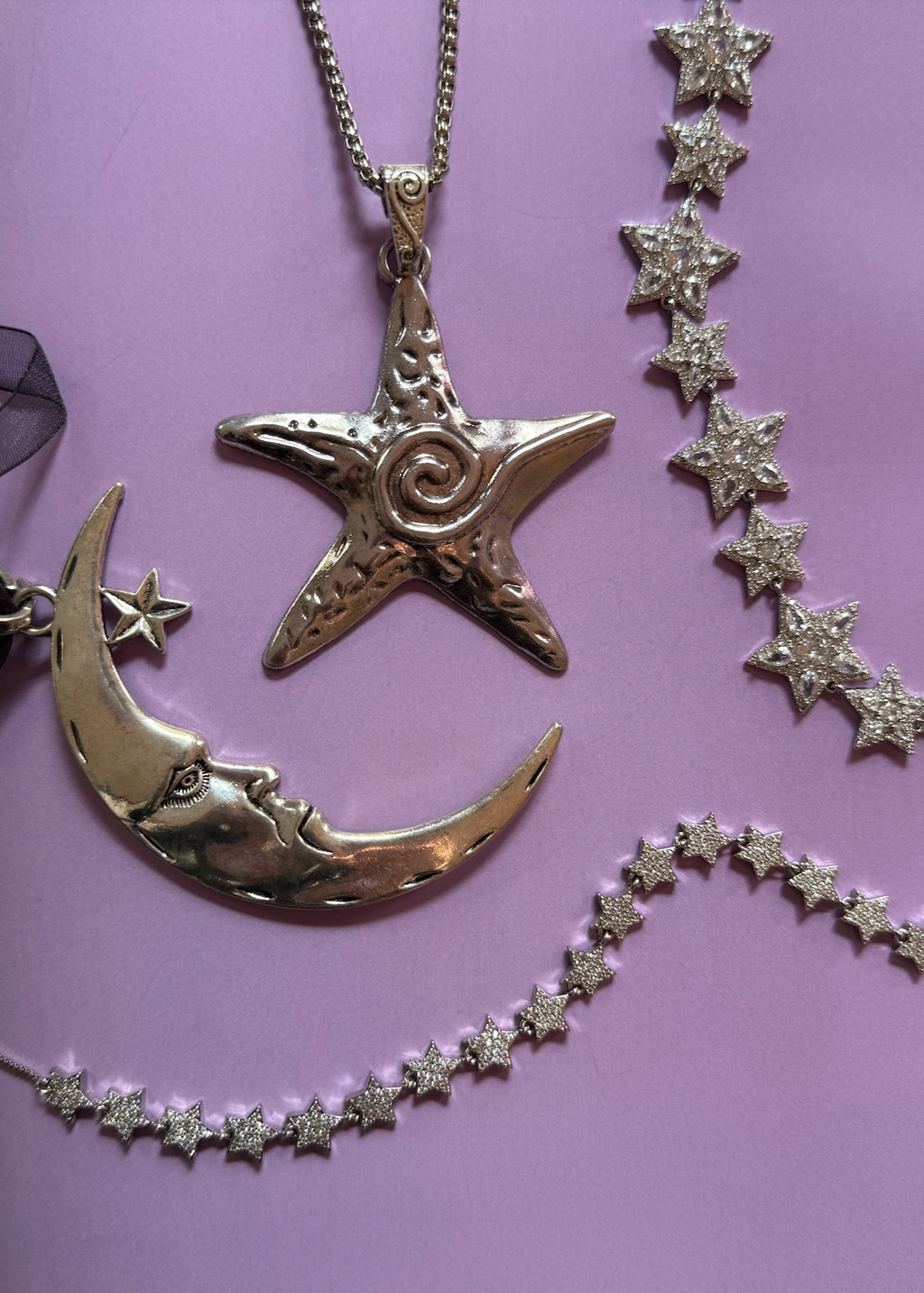 Glitzernde Halskette „Lucky Star Wishes“ – Luxe