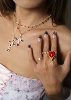 Adam Love In All Shape Roter Ring