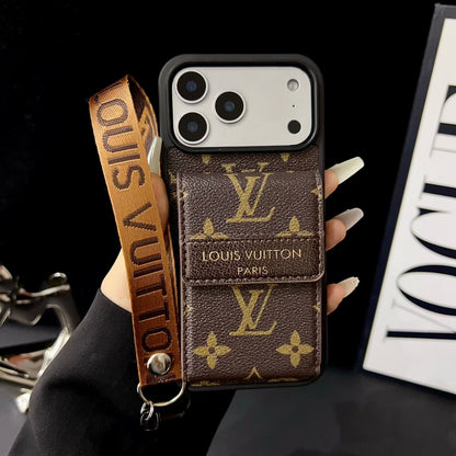 Fashion Card Holder Phone Case For iPhone