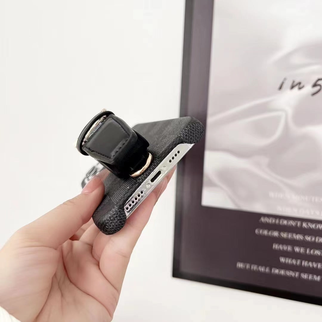 Klassische Handyhülle mit Nähten für das iPhone