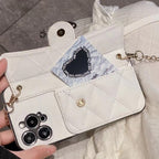 Kartenleder-Handyhülle für iPhone