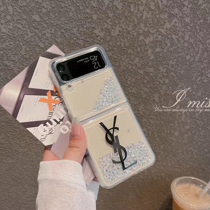 White Shifting Galaxy Z Flip 5 Case For Samsung