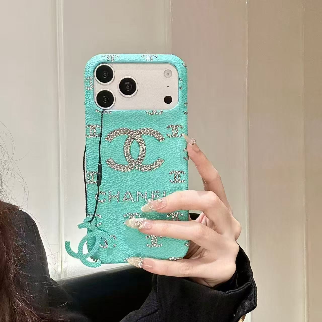 Bling Pattern Phone Case For iPhone
