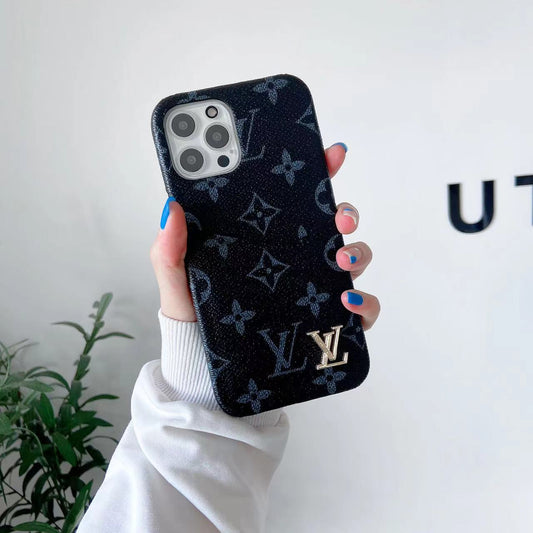 Custodia classica per iPhone con motivo a carte