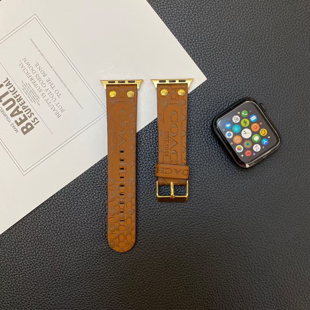 Herbstliche coole Lederarmbänder für die Apple Watch