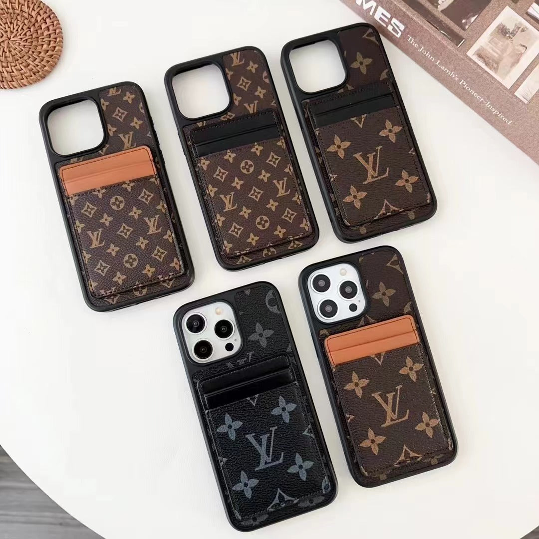 Bedruckte Handyhülle mit Kartenhalter für das iPhone