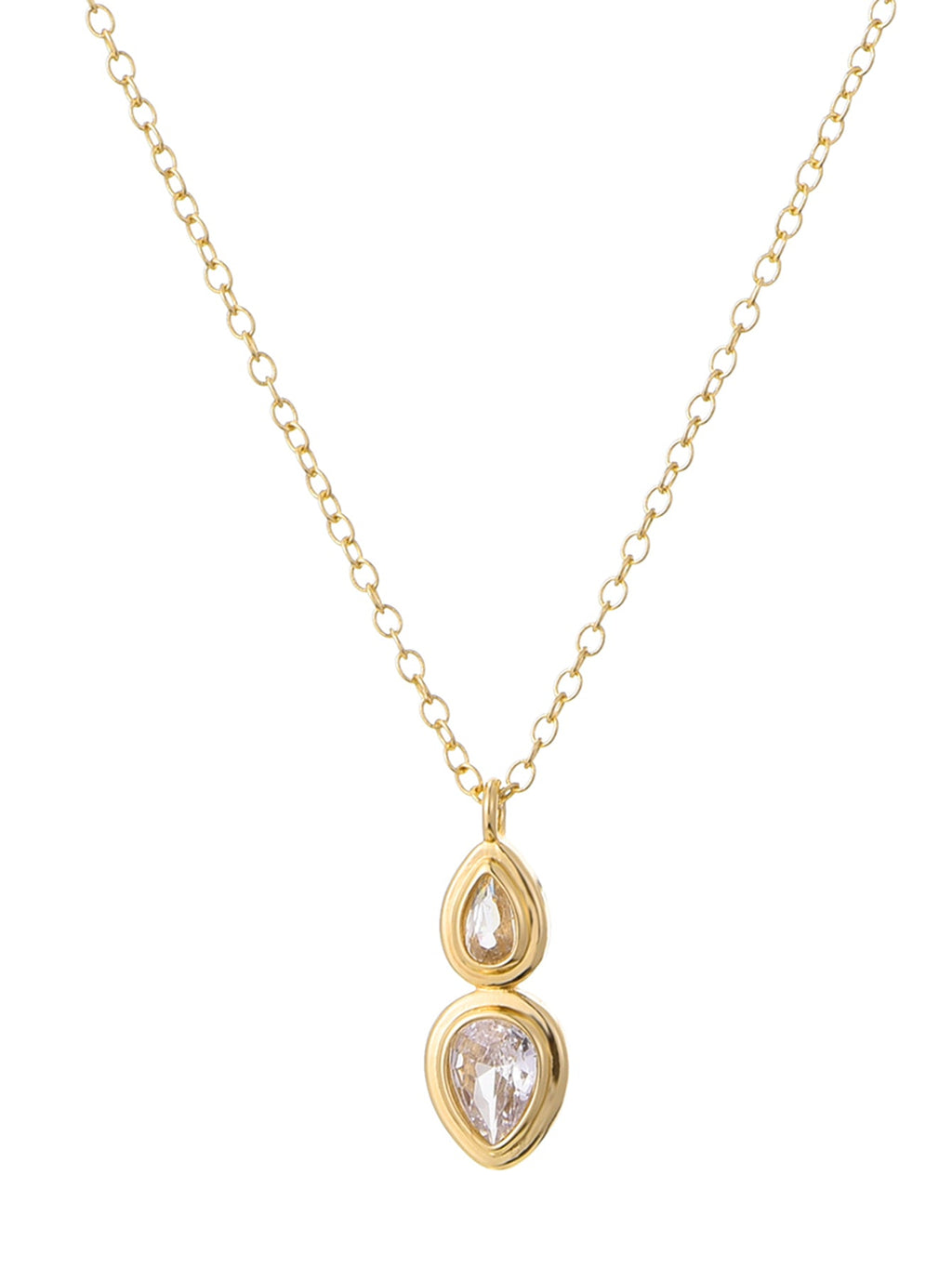 Hayes Glitzernde Goldene Halskette I 