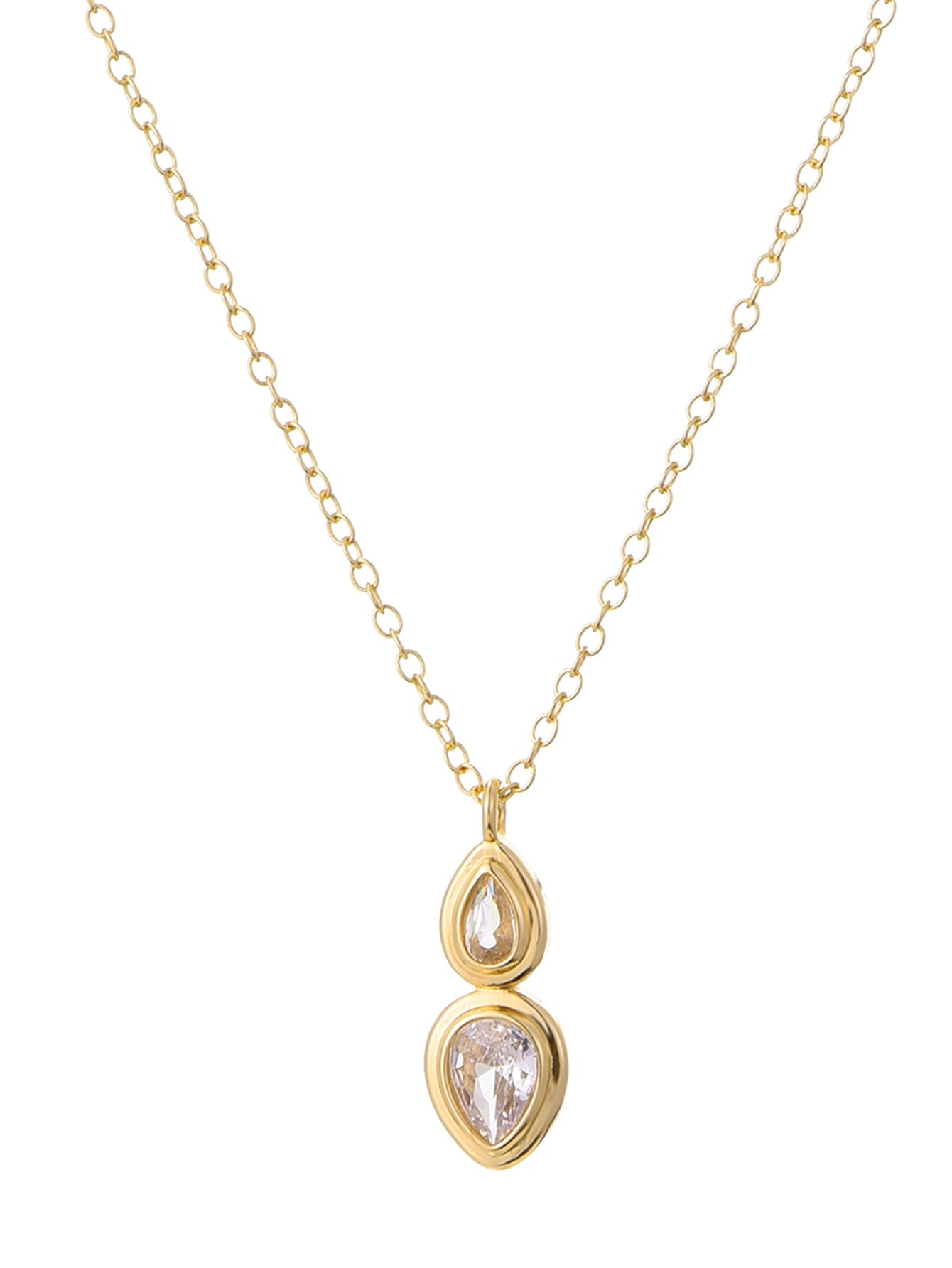 Hayes Glitzernde Goldene Halskette I 