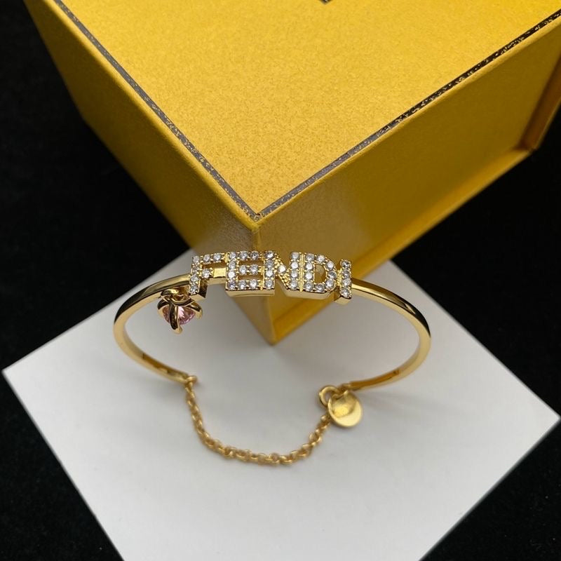 Goldener Cool Chain Armbandring