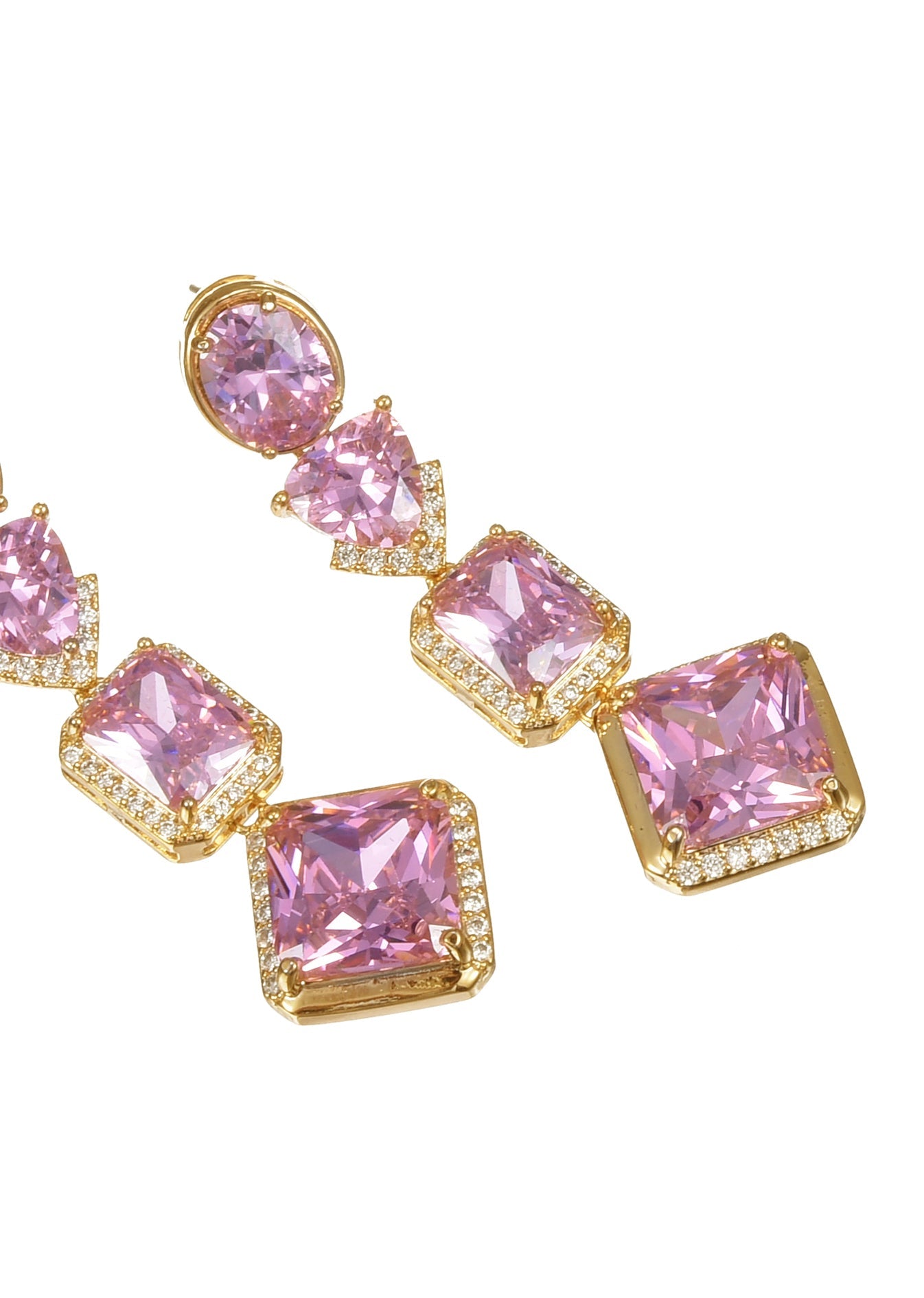 Eleganti orecchini pendenti con diamanti Elise